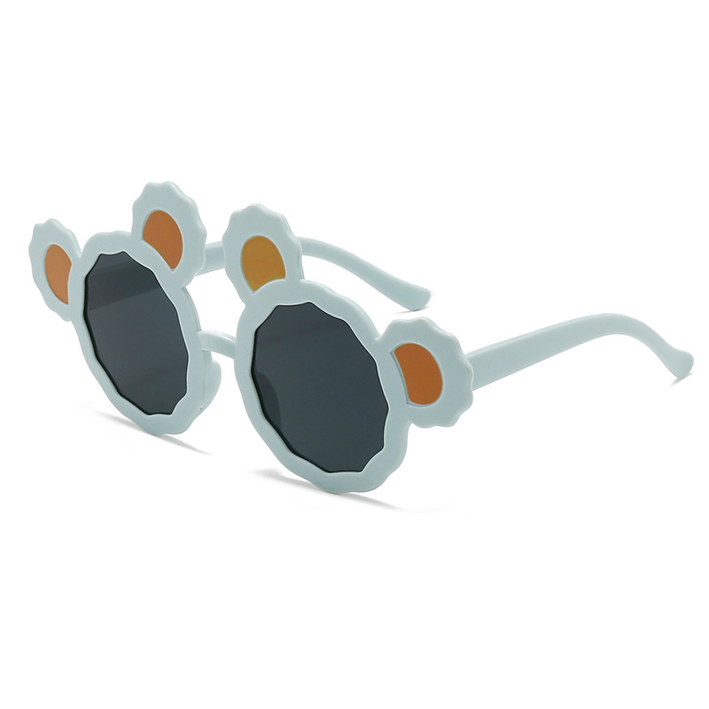 Gafas de Sol Infantiles de Oso Marco de PC y Lentes de AC Protección UV400 para Viajes y Fiestas