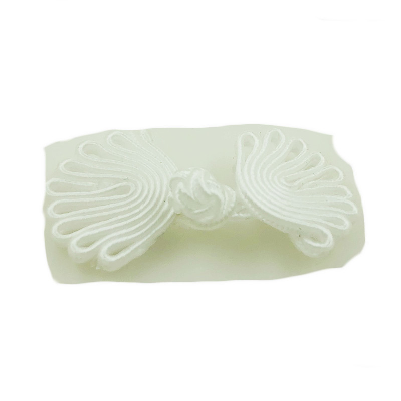 Hecho a mano de nueve cuentas hebilla de la placa de nueve cuentas sin cuentas cheongsam hebilla superior hecha a mano estilo étnico pegatinas de boda Tang traje botones decorativos