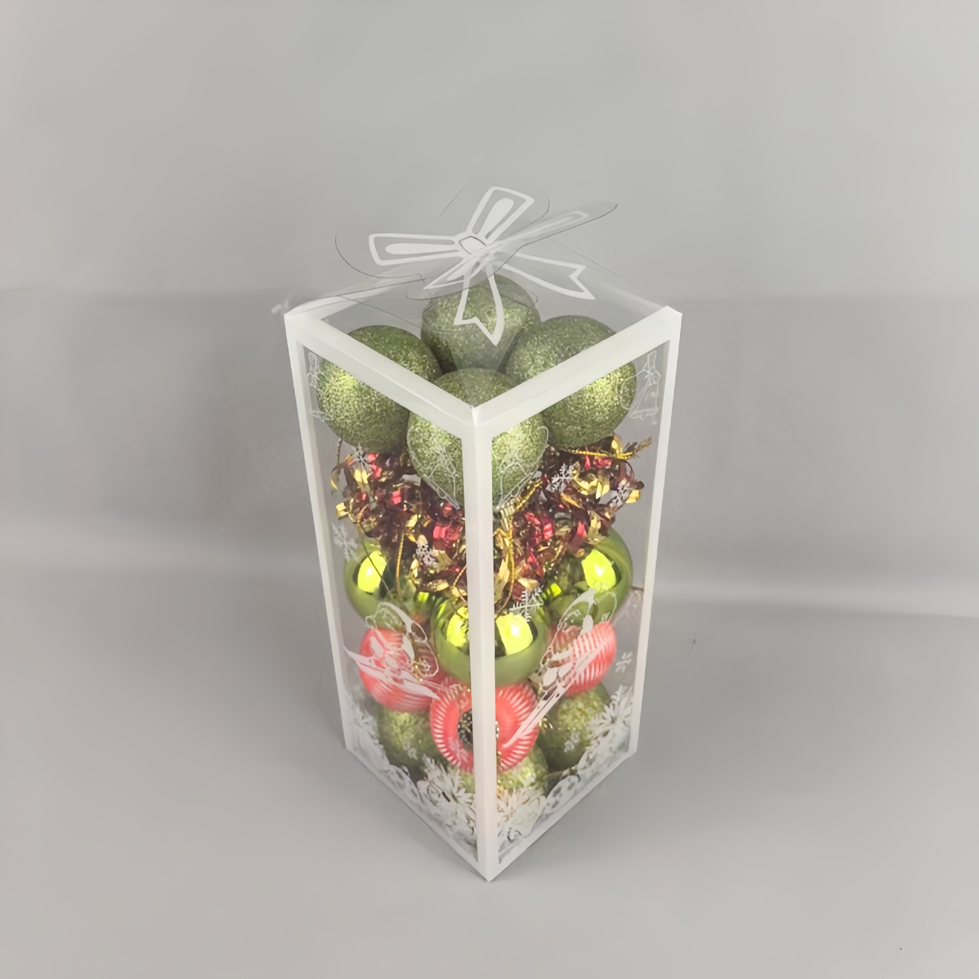 Nuevos adornos de Navidad transfronterizos colgantes bolas de Navidad set bolas de Navidad colgantes de árbol de Navidad caja de regalo bolas de Navidad P