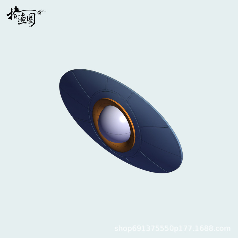 Cross-Border Amazon Ufo Flying Saucer Fish Lamp Led Downlight Moss Plant Growth Lamp Algae Explosion Aquarium Ecological Lighting