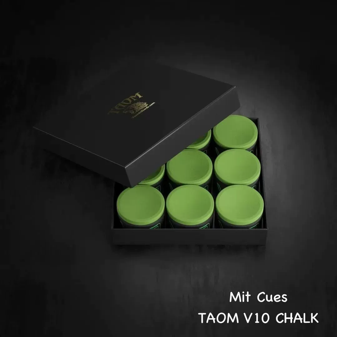 Тawum шоколадная пудра V10 для бильярдного клуба Taom Snooker круглая профессиональная пудра восьмого уровня жирная шоколадная