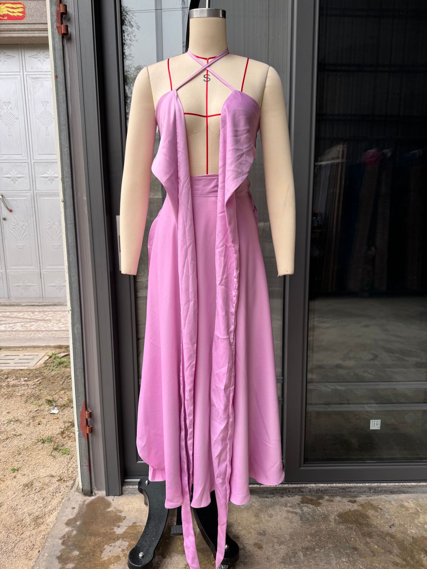 Strapless Slim Fit Shorts Set For Summer Seaside Vacation_voghion.com