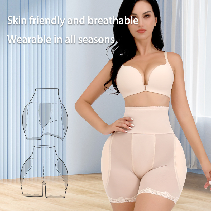 Transfronterizo almohadilla de esponja Fengqi trasero falso cintura alta vientre que forma los pantalones levantamiento de la cadera artefacto almohadilla de la cadera que forma los pantalones
