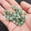 Quartz beads jade, green earrings