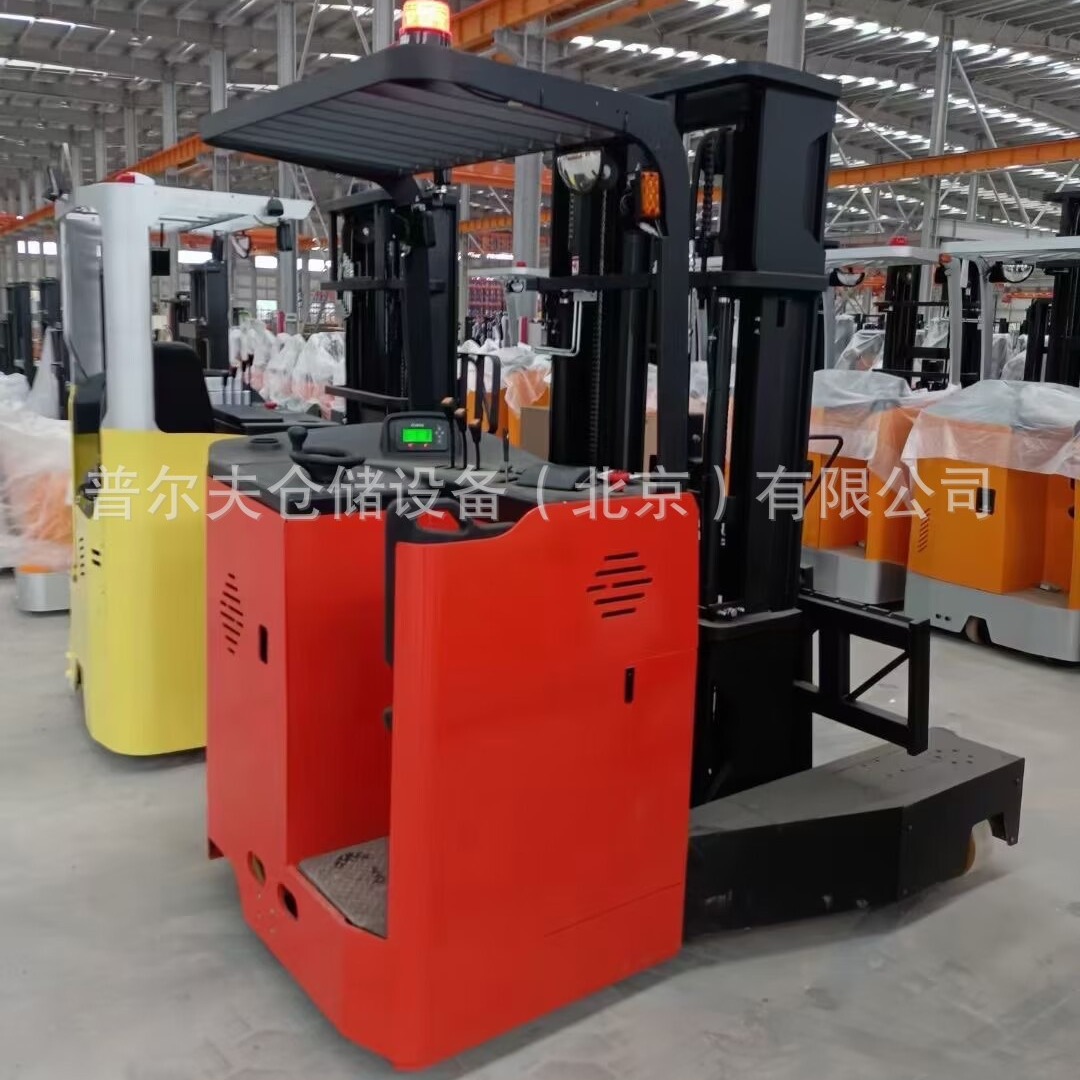 Narrow aisle forklift 4 way reach stacker Multi-direction
