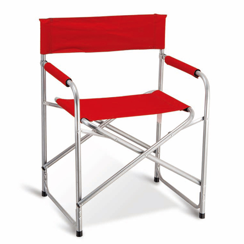 [Daxuan Outdoor] Silla de director de campamento de aleación de aluminio plegable, silla de campamento, respaldo ligero, taburete de pesca