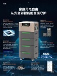 5kw家用光伏太阳能发电板别墅全套220v储能电池离并网一体机设备