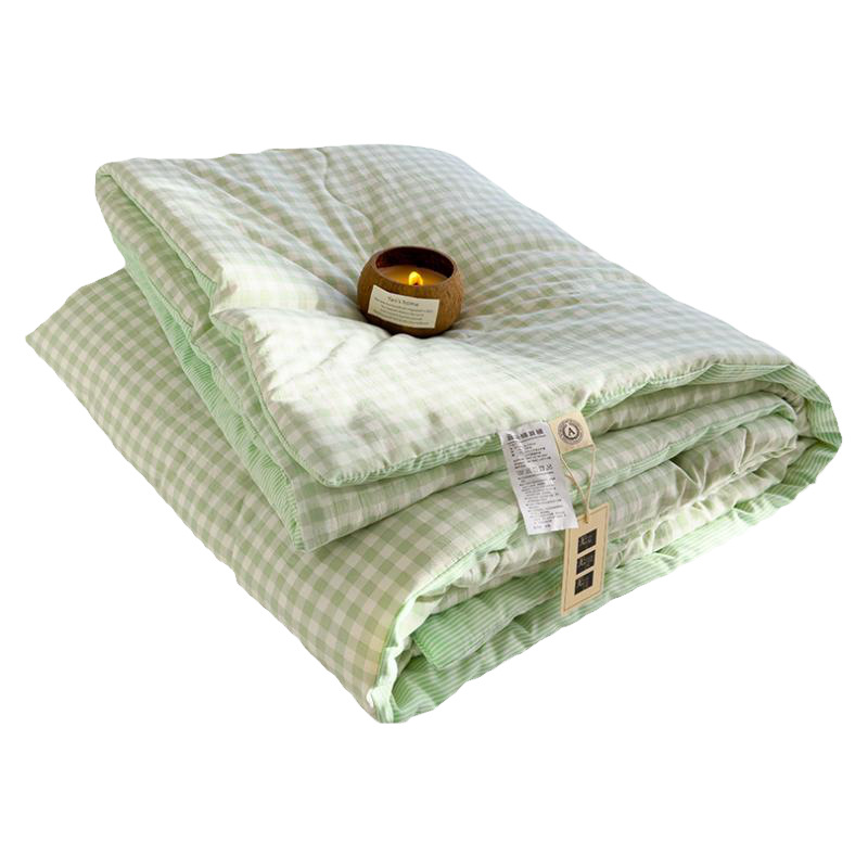 Edredón fresco de verano agradable para la piel, edredón de aire acondicionado simple y doble, edredón de los niños lavable a máquina, edredón fino de verano, edredón