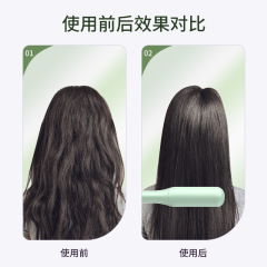 新款網紅直發梳家用不傷發懶人直發神器跨境負離子二合一防燙夾板