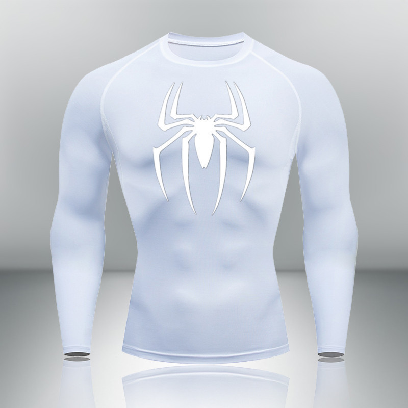 レオタードの長袖の男性の丸首の運動の底の服のtシャツの通気性の速乾の服のスポーツはランニングのフィットネスの服を訓練します。|undefined
