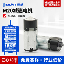 M20微型电机智能指纹锁马达行星齿轮减速箱小电机按摩仪震动马达