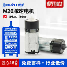 M20微型减速电机智能指纹锁马达行星齿轮减速箱小电机按摩仪马达