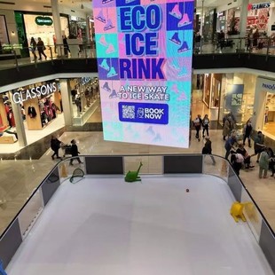 Polymer Polyethylene Roller Skateboard Can Be Spliced to Simulate Ice Polyethylene Skating Rink Floor Simulated Ice Rink