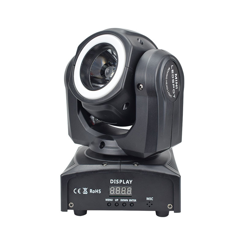 Luz de haz móvil KTV con apertura giratoria, luz LED con patrones, equipo de iluminación de escenario, juego completo, luz de ambiente para sala privada