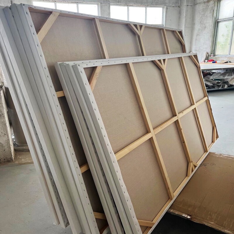 Oil painting frame large size thickened 3CM linen oil painting frame canvas oil painting frame with canvas acrylic canvas with frame