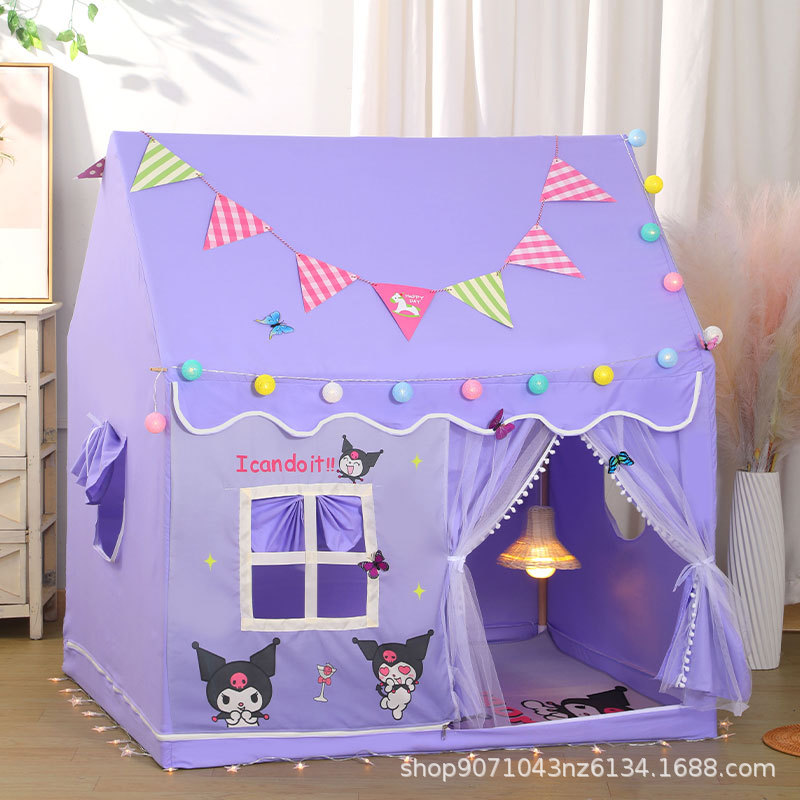 Indoor children's game castle Kuromi tent toy house baby princess sleeping tent
