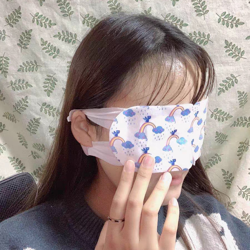 スチームアイマスク 温湿布 温熱アイマスク クマ 睡眠疲労アイパッチなし|undefined