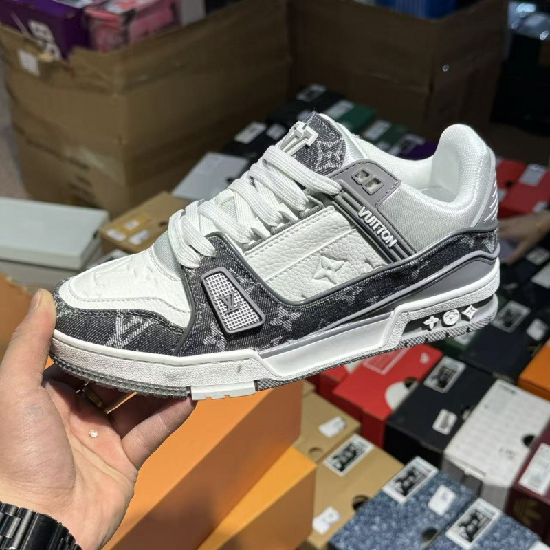 Comercio exterior Putian puro cuero original entrenador de burro de goma vacía zapatos de skate gorda para hombres y mujeres de alto lujo zapatos deportivos casuales