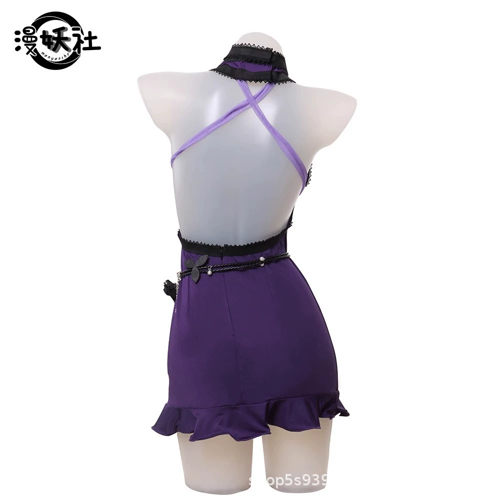 Spot FF7 Final Fantasy 7 Tifa Purple Dress Tifa Lockhart Cos Cos