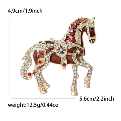 and Women, Suit Coat Brooch, Yaxa sancaqları - kc-gold-coffee-color-5205-br