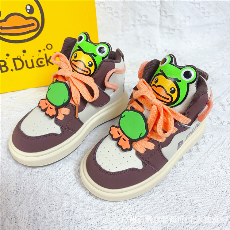 品牌童鞋工厂货源批发正品B.Duck小黄鸭童鞋批发孤品大牌童装货源