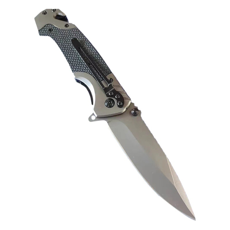 Cuchillo plegable portátil de acero inoxidable al aire libre que acampa cuchillo táctico cuchillo de alta dureza cuchillo de autodefensa cuchillo Yangjiang cuchillo plegable de apertura rápida