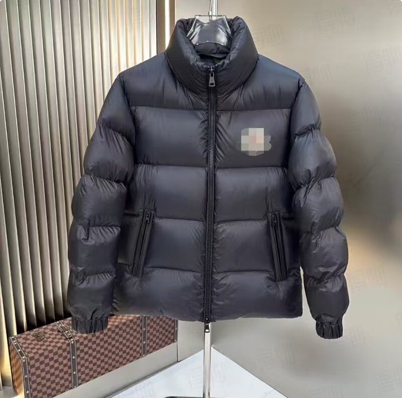 高端纯原蒙家羽绒服立领大标羽绒外套情侣款宽松时尚百搭通勤外套|undefined