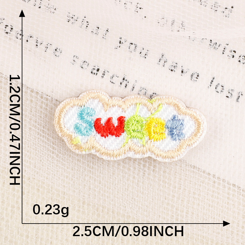 漫画子猫刺繍ステッカーアニメ自己粘着外国貿易パッチステッカー衣類アクセサリー diy アクセサリー工場既製布ステッカー|undefined