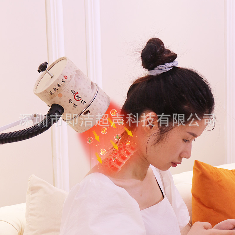 即洁艾灸架悬灸架家用立式落地懒人工具明火无烟熏蒸排烟仪一体机