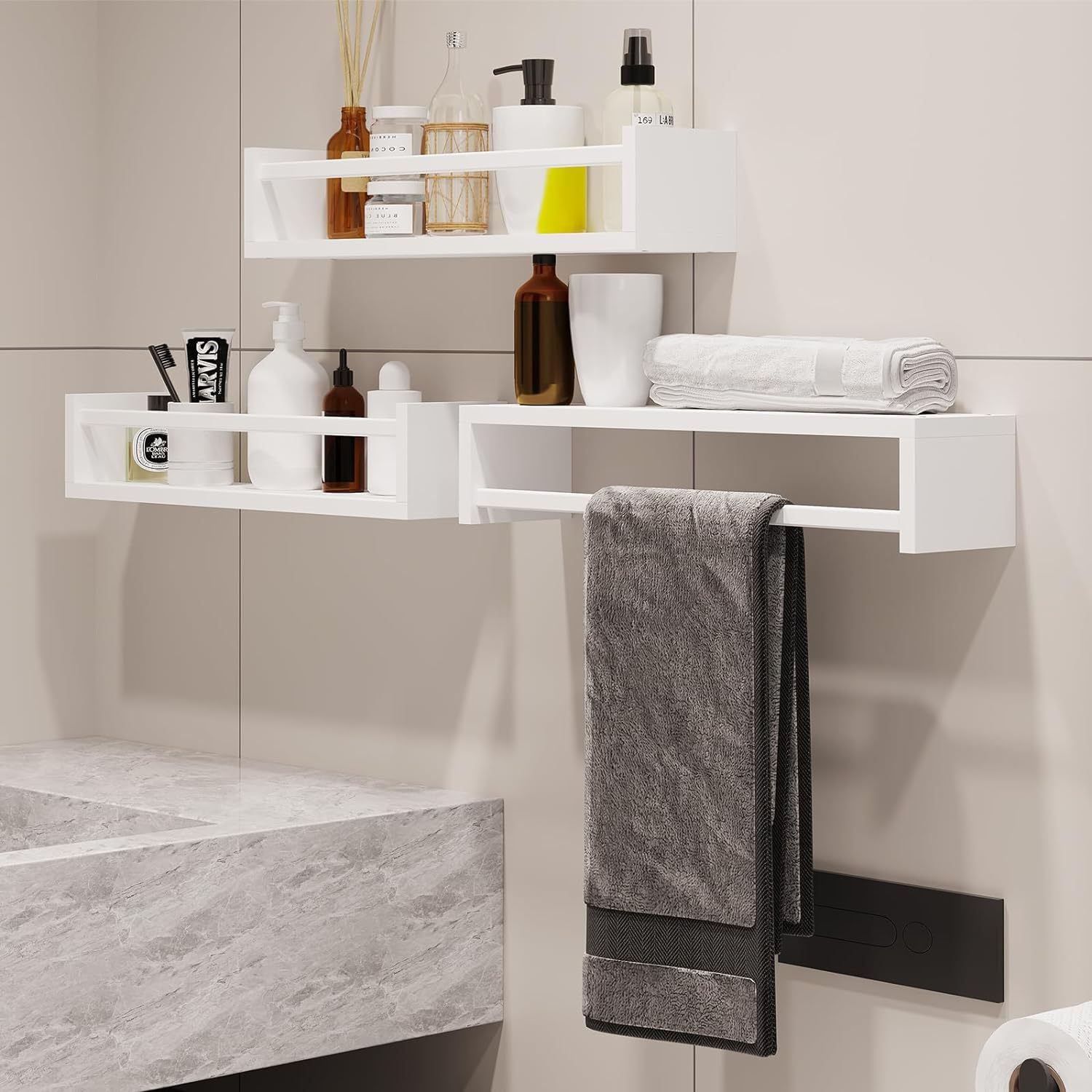 Estantes de pared de madera maciza Estantes de pared para libros y revistas Estantes de libros ilustrados Estantes de cocina de pared Estantes de almacenamiento y almacenamiento