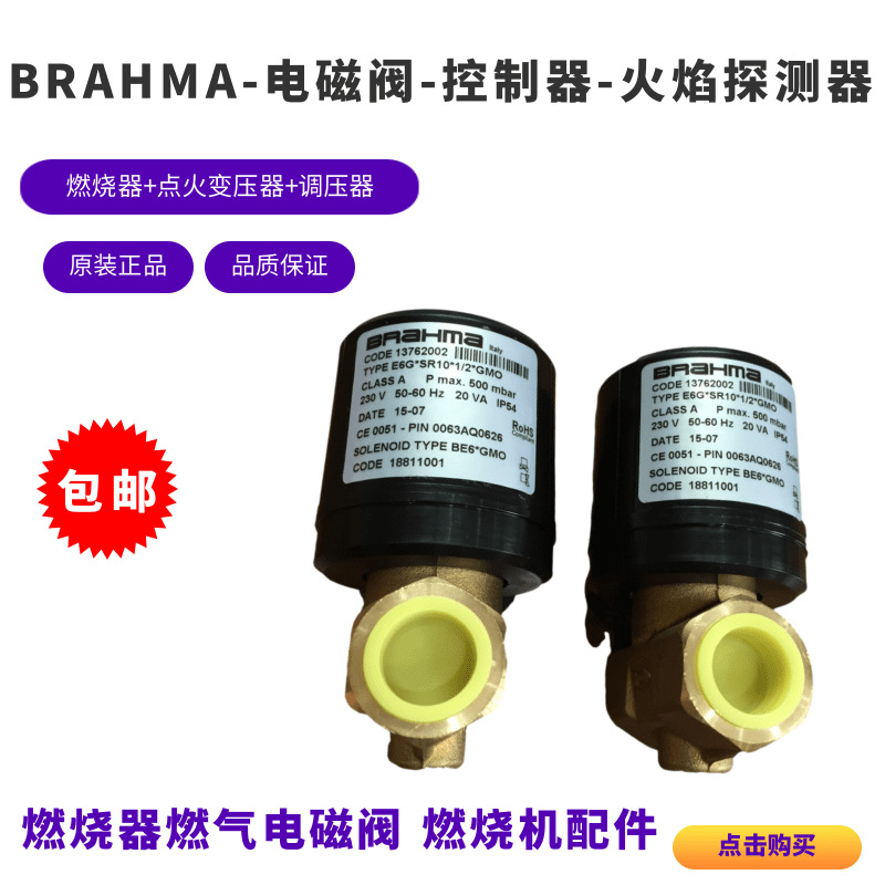 BRAHMA电磁阀EG25*SR*GMO EG25*S.3*GMO EG30*LP.5*GMO燃烧机配件