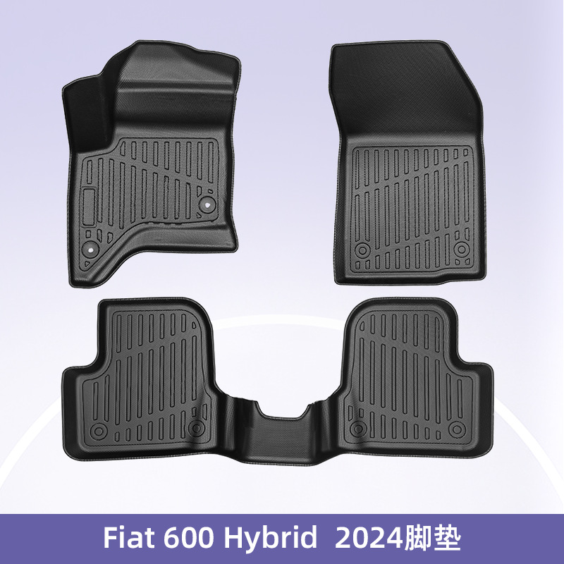Europa para Fiat Fiat 600 híbrido 2024 3D todo el tiempo TPE cojín de pie cojín de colateral