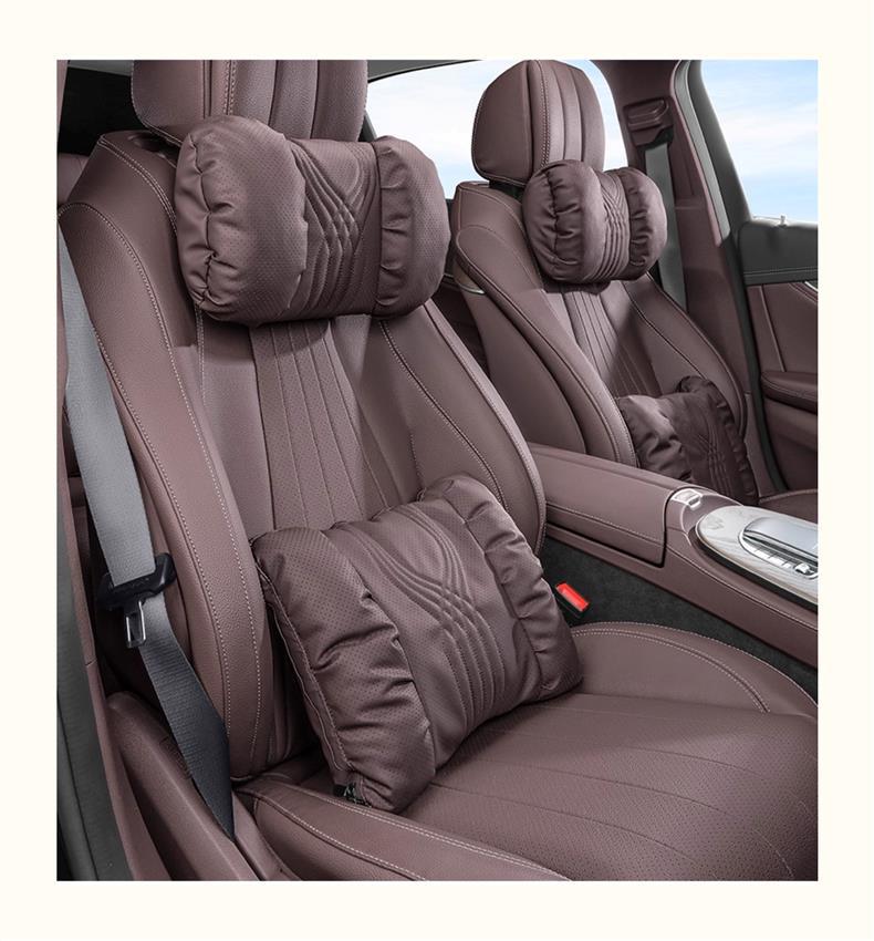 Suitable for Zeekr 001 Car Pillow and Blanket Dual-Use 009 7X 007 Lumbar Support Cushion Interior Accessories