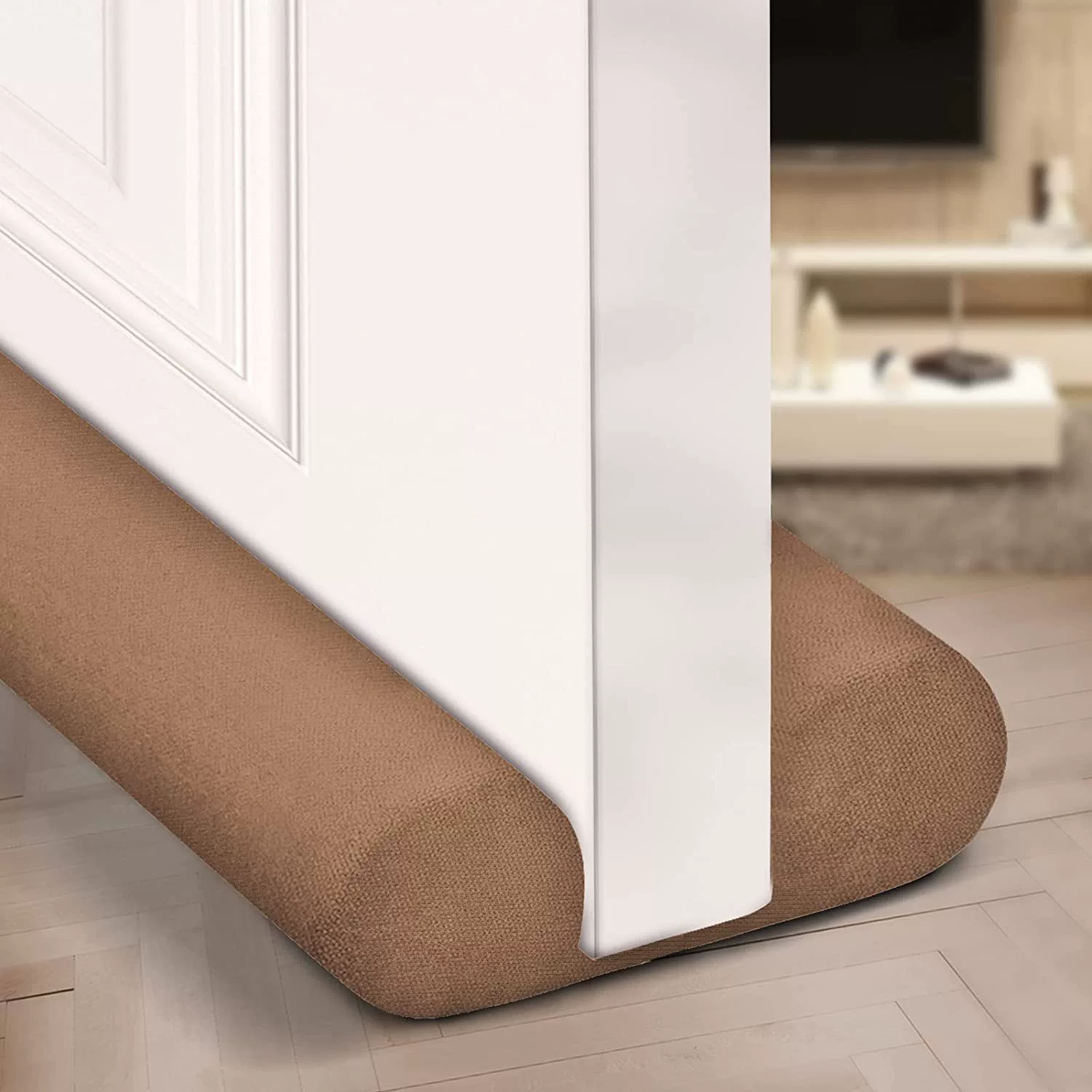 Velvet door bottom seal strip to seal gaps, windproof door draft stopper, anti-ant door corner gap door stopper