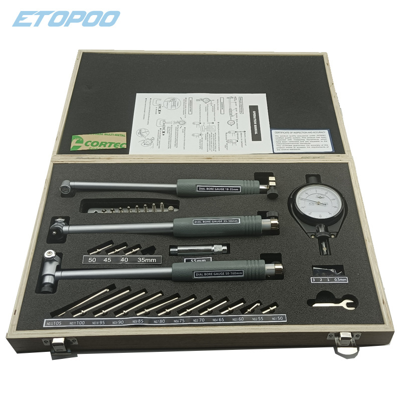 ETOPOO高精度内径量表18-160MM 内径百分表测缸规 指示表