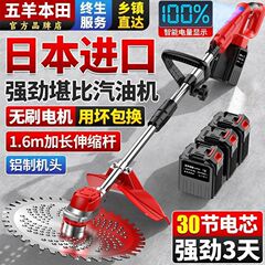 2025进口小型割草机超大功率多功能农用除草锂电池一件起批外贸