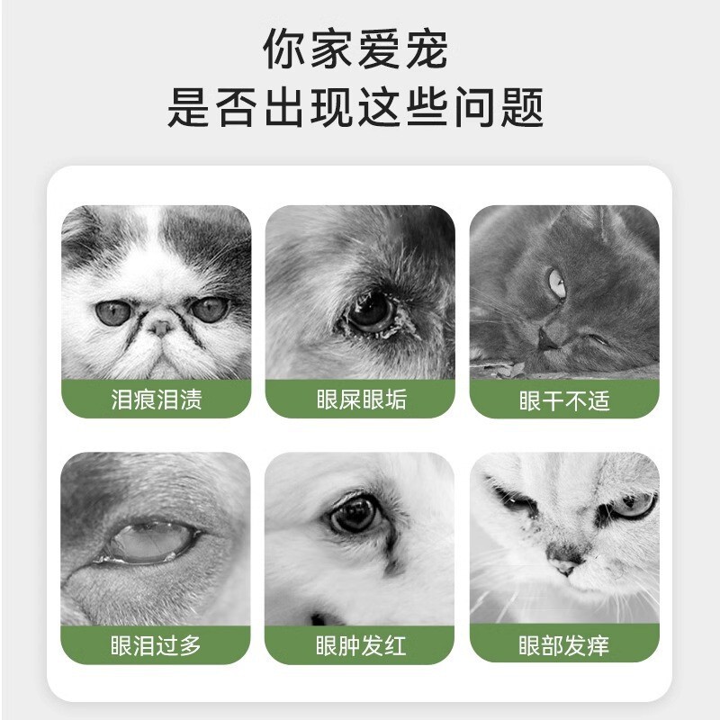 ペットのウェットティッシュは涙の跡をきれいにします。|undefined