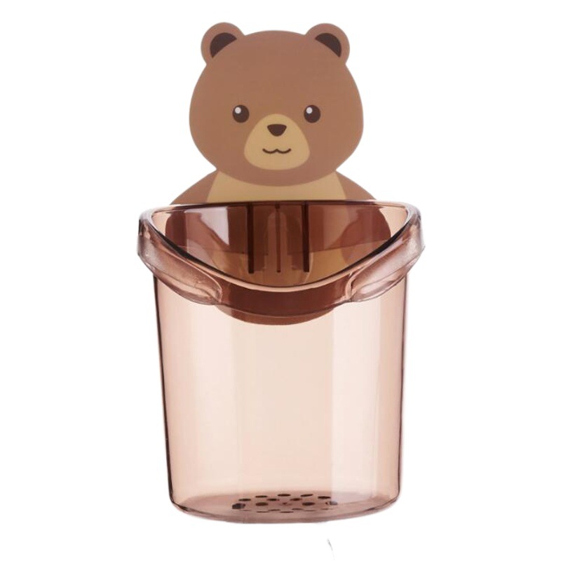 Estante de almacenamiento de inodoro cepillo de dientes titular de pasta de dientes sin ponche taza de lavado baño taza de almacenamiento de inodoro