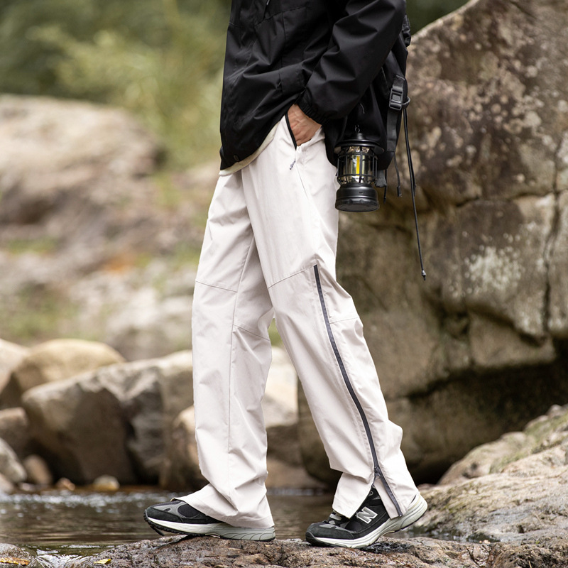 Spring and Autumn Outdoor Charge Pants Men's Waterproof Mountaineering Pants Functional Zipper Straight Workwear Casual Pants for Boys Spring and Autumn Outdoor Charge Pants Men's Waterproof Mountaineering Pants Functional Zipper Straight Workwear Casual Pants for Boys