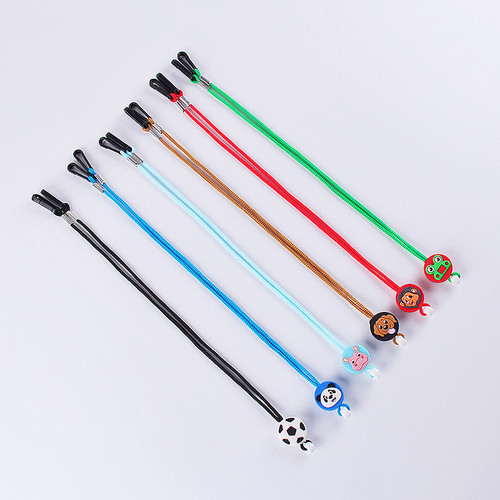 Children's cartoon lanyard, adjustable lanyard, children's hat windproof lanyard