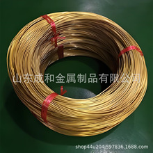 厂家批发H62黄铜盘管半硬态黄铜管高精密黄铜毛细管薄壁黄铜管