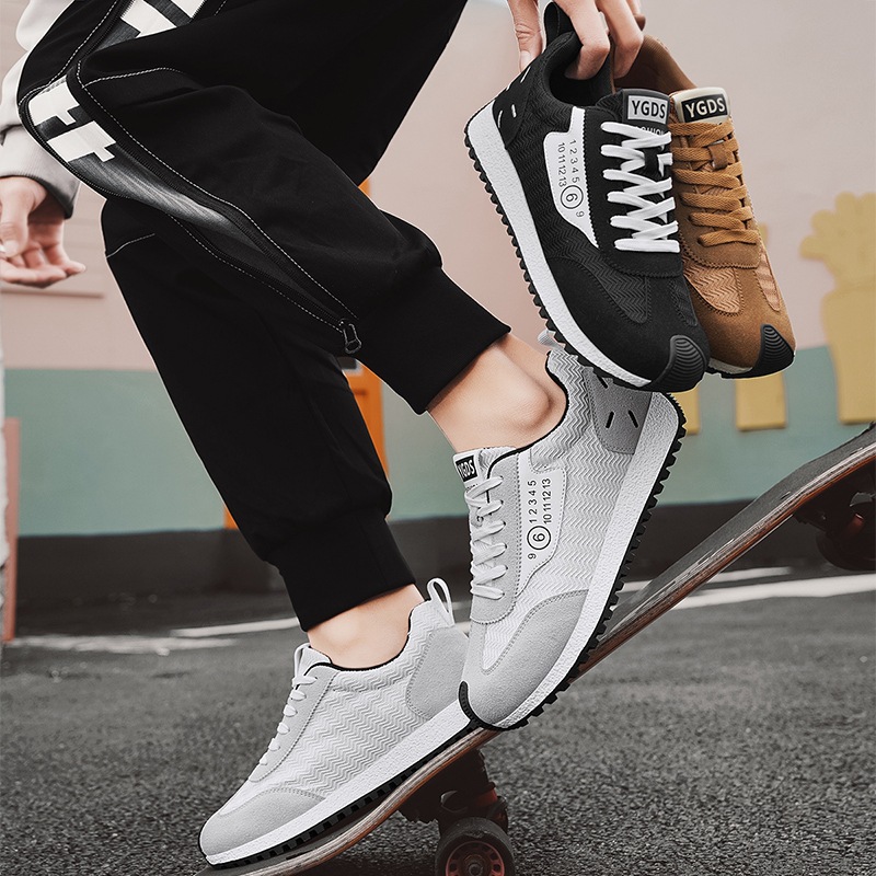 Forrest Gump Sports Casual Zapatos de primavera para hombre 2025 Nuevo estilo estudiante Suela gruesa Aumento Versión coreana Zapatos de moda para hombre