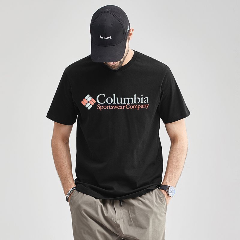 クロスボーダー割引漏れTシャツメンズ夏新作アウトドアスポーツレジャー通気性コットンラウンドネック半袖若者トレンド|undefined