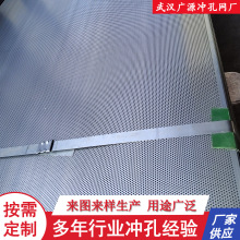 厂家定做过滤穿孔镀锌洞洞板 消音散热铁板圆孔冲孔板