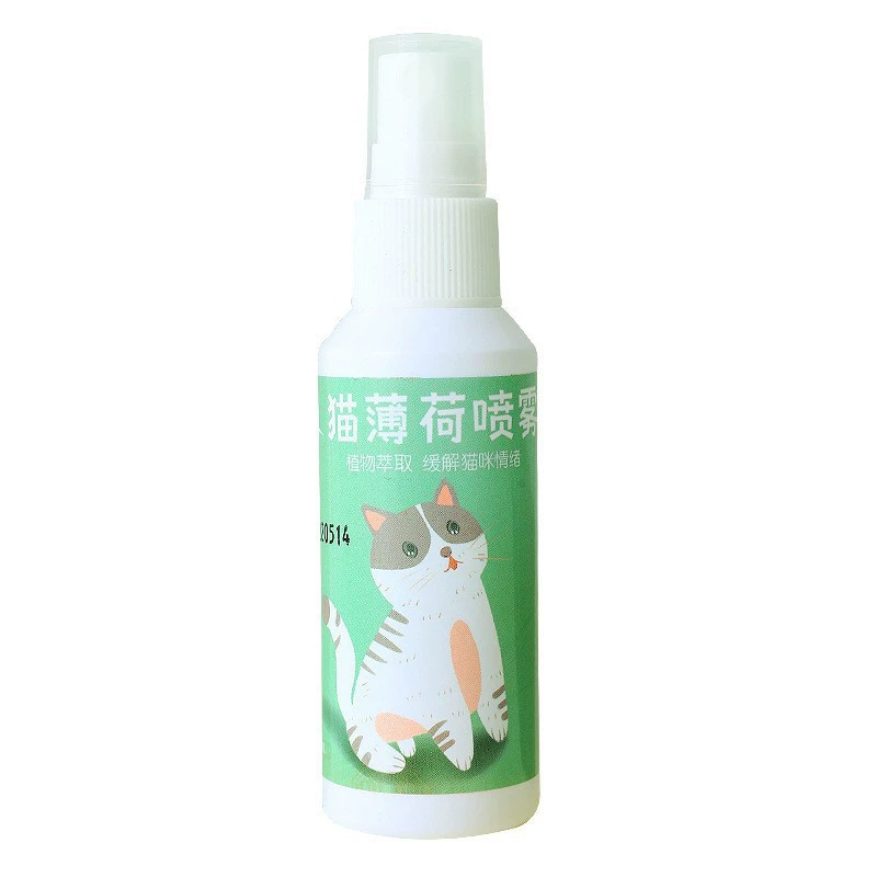 Mint spray, interactive toy, (Physicals), cat