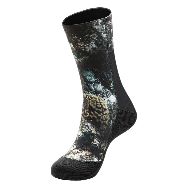 Носки для дайвинга Qianxing 3/5/7 мм, резиновые нескользящие пляжные носки, теплые водонепроницаемые быстросохнущие носки для плавания и подводного плавания