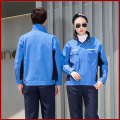 Men's Spring and Autumn Workwear Set Top Electric Welding Automotive Repair Decorative Workshop Durable Factory Uniform Workwear Protective Clothing