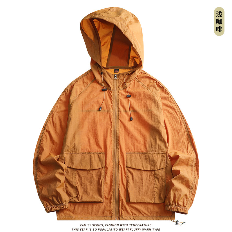 Ropa de protección solar para hombres de verano abrigo ligero al aire libre montaña transpirable UV upf50 + ropa de protección solar de pesca para mujeres