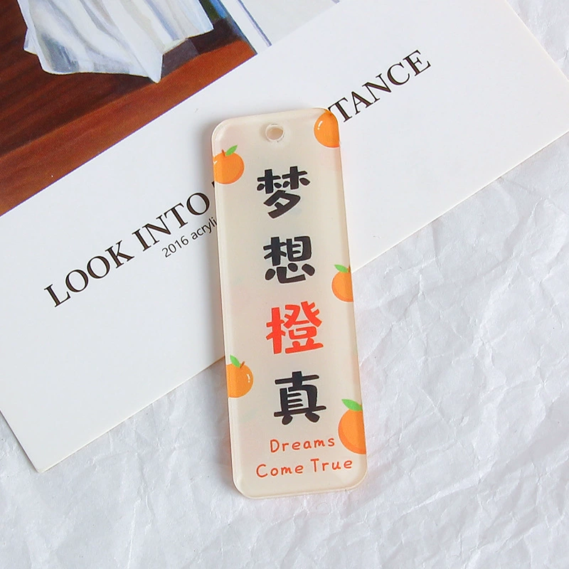 Double-sided acrylic accessories, bag decoration, car keys, accessory