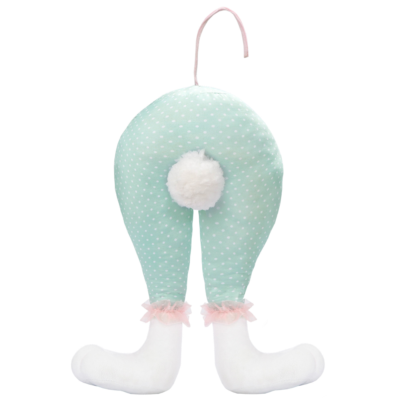 Decoración del árbol de Pascua guirnalda decoración Pascua conejo falso pierna props inicio vacaciones escena diseño adornos colgantes